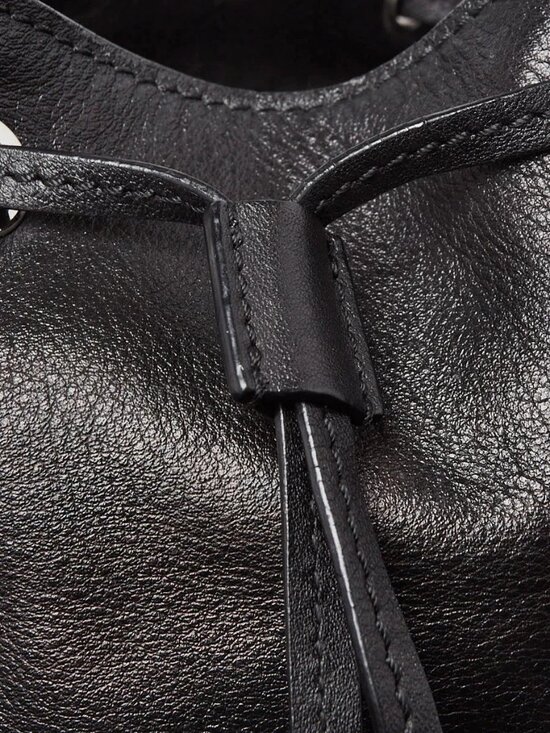 Prada Black Leather Medium Backpack Bag main image 9